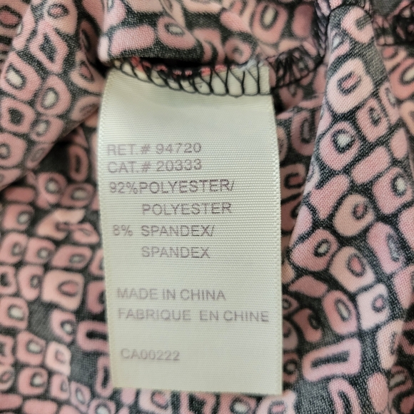 Tradition Overblouse In Pretty Burnt Orange & Black Pattern SS Airy Light In Med - Picture 7 of 12